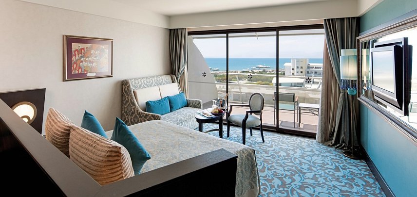 Cornelia Diamond Golf Resort & Spa - Wohnbeispiel Doppelzimmer Executive Meerblick (Zimmercodierung DTM)