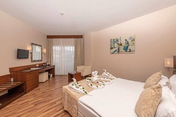 Roma Beach Resort & Spa - Wohnbeispiel Doppelzimmer Economy Landblick (Zimmercodierung DEL)