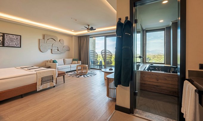 Ethno Belek - Wbsp. Doppelzimmer Superior Jacuzzi Waldblick (Zimmercodierung DS1)