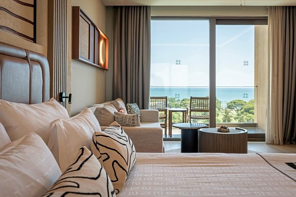 Ethno Belek - Wohnbeispiel Doppelzimmer Deluxe Meerblick (Zimmercodierungen DDM & DCM)