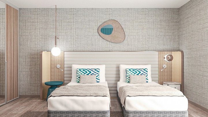 Belek Beach Resort - Wohnbeispiel Familienzimmer (Zimmercodierung FF1)