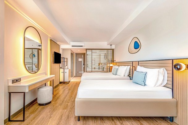 Belek Beach Resort - Wohnbeispiel Doppelzimmer Komfort Landblick (Zimmercodierung DFL)