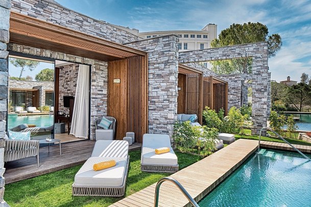 Kaya Palazzo Golf Resort - Wohnbeispiel Suite Lagoon Luxury (Zimmercodierung WU1)