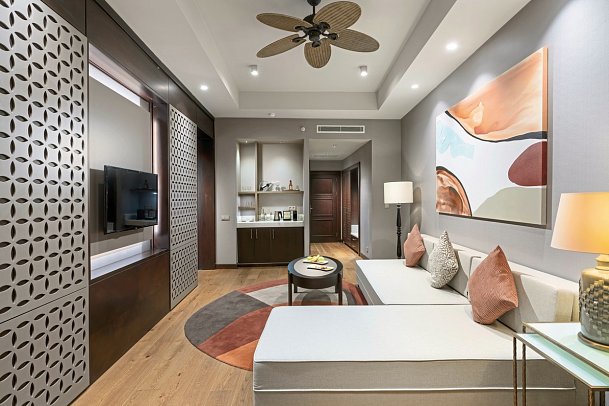 Kaya Palazzo Golf Resort - Wohnbeispiel Suite Meerblick (Zimmercodierung FBM)