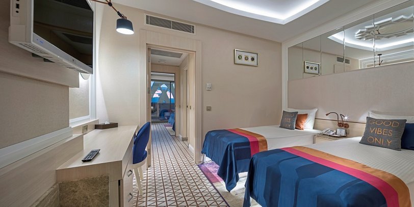 Granada Luxury Belek - Wohnbeispiel Familienzimmer (Zimmercodierungen FB1 & FB2)