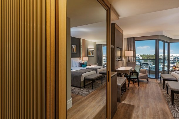 Susesi Luxury Resort - Wohnbeispiel Doppelzimmer Deluxe Haupthaus (Zimmercodierung DDU)