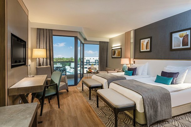 Susesi Luxury Resort - Wohnbeispiel Doppelzimmer Deluxe Haupthaus (Zimmercodierung DDU)