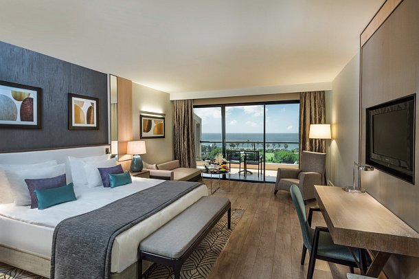 Susesi Luxury Resort - Wohnbeispiel Doppelzimmer Deluxe Meerseite (Zimmercodierung DCC)