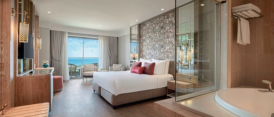 Ela Excellence Resort - Wohnbeispiel Doppelzimmer ELAgance Jacuzzi Meerlick