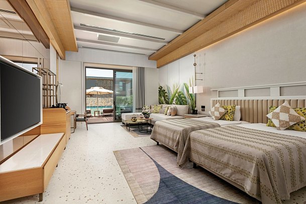 Cullinan Belek - Wohnbeispiel Doppelzimmer Lagoon Swim Up