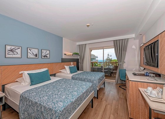 Oleander Beach Resort - Wohnbeispiel Doppelzimmer Meerblick (Zimmercodierung DBM)