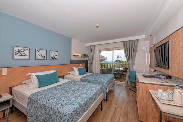 Oleander Beach Resort - Wohnbeispiel Doppelzimmer Meerblick (Zimmercodierung DBM)