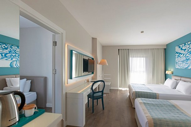 Seashell Resort & Spa - Wohnbeispiel Familienzimmer (Zimmercodierungen FBL & FBM)