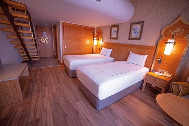 Royal Dragon Hotel - Wohnbeispiel Maisonette Landblick (Zimmercodierungen MBL & MBM)