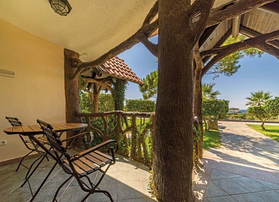 Kamelya Selin Hotel - Wohnbeispiel Doppelzimmer Strandzimmer Meerblick (Zimmercodierung DBM)