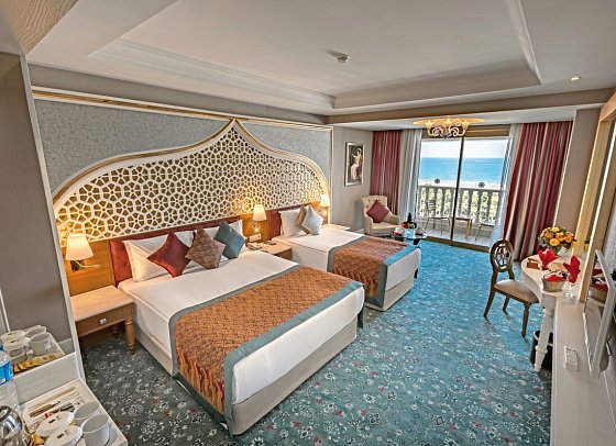Royal Taj Mahal - Wohnbeispiel Doppelzimmer Superior Meerblick (Zimmercodierungen DSM & DCM)