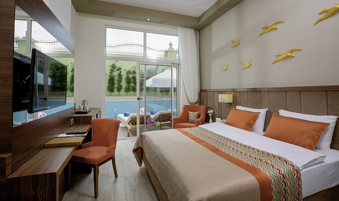 Side Royal Palace - Wohnbeispiel Doppelzimmer Swim-Up (Zimmercodierung DBQ)