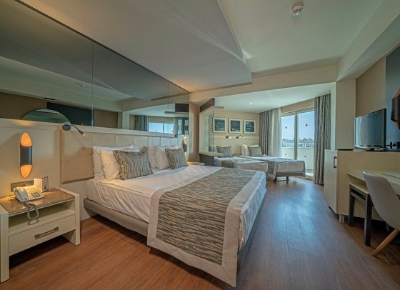 Long Beach Alanya - Wohnbeispiel Doppelzimmer Superior Landblick (Zimmercodierungen DSL & DSM)