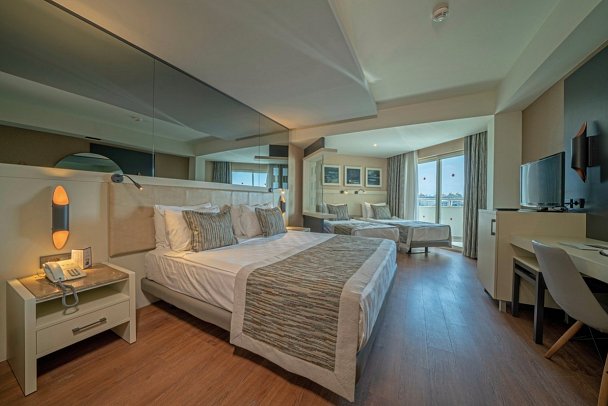 Long Beach Alanya - Wohnbeispiel Doppelzimmer Superior Landblick (Zimmercodierungen DSL & DSM)