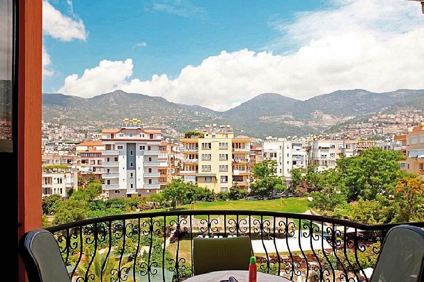 Calimera Sunpark Alanya - Beispiel Balkon Familienzimmer (Zimmercodierung FB1)