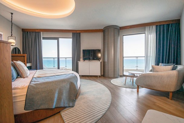 Seaden Quality Resort & Spa - Wohnbeispiel Doppelzimmer Deluxe Meerblick (Zimmercodierung DDM)