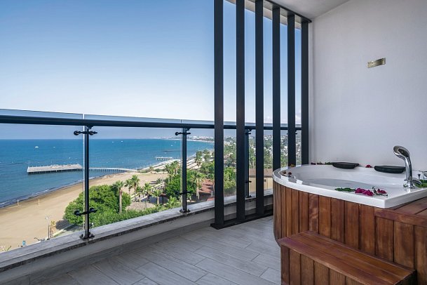 Seaden Quality Resort & Spa - Wohnbeispiel Doppelzimmer Deluxe Meerblick (Zimmercodierung DDM)