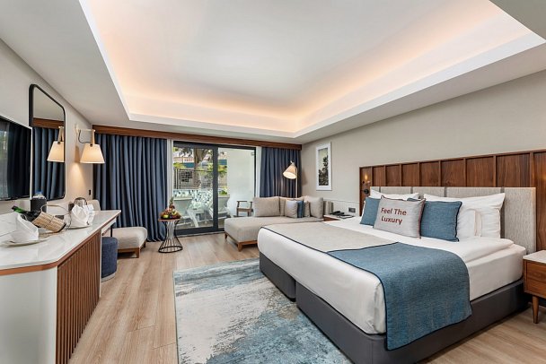 Seaden Quality Resort & Spa - Wohnbeispiel Doppelzimmer Swim-Up (Zimmercodierung DBQ)