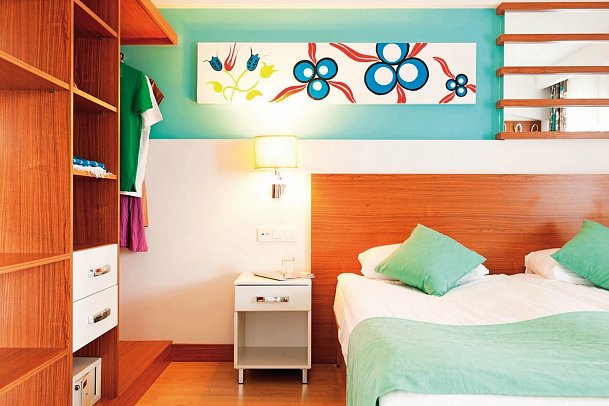 Calimera Side Resort - Wohnbeispiel Familienzimmer (Zimmercodierungen FB1 & FBP)