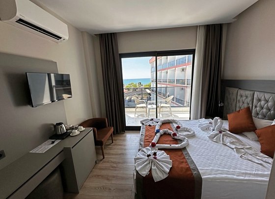 Side Golden Rock Hotel & Spa - Wohnbeispiel Doppelzimmer Erdgeschoss (Zimmercodierung DB1)