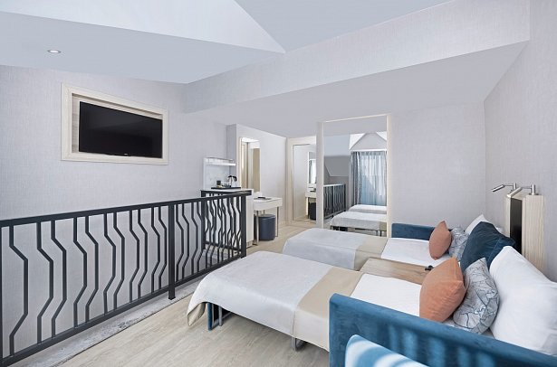 Lago Hotel - Wohnbeispiel Maisonette (Zimmercodierungen MBL, MBM, MB1 & MB2)