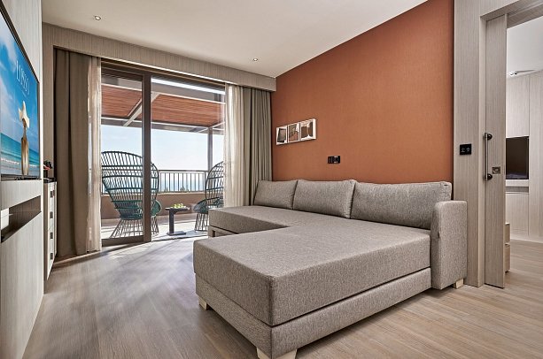 LUSSO Sorgun - Wohnbeispiel Family Suite Meerblick (Zimmercodierungen WSM & WSN)