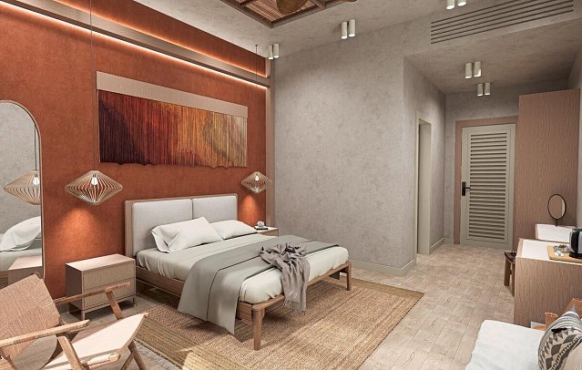 Sentido Side Bohem - Modellbild Doppelzimmer Swim Up Erdgeschoss (Zimmercodierung DBQ)