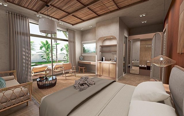 Sentido Side Bohem - Modellbild Doppelzimmer Deluxe Swim-Up (Zimmercodierung DDQ)