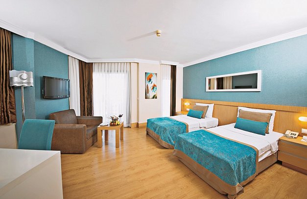 Limak Limra Hotel & Resort - Wohnbeispiel Doppelzimmer (Zimmercodierungen DB1, DBM, DCM, DC1, DC2, DEV & DCV)