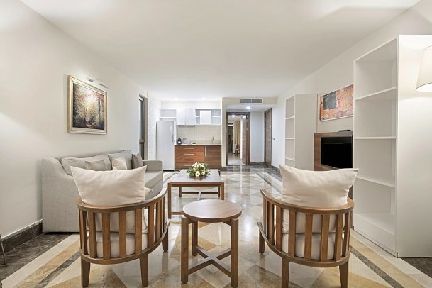 Nirvana Mediterranean Excellence - Wohnbeispiel Deluxe Familiensuite Lagunenblick (Zimmercodierung WI2)