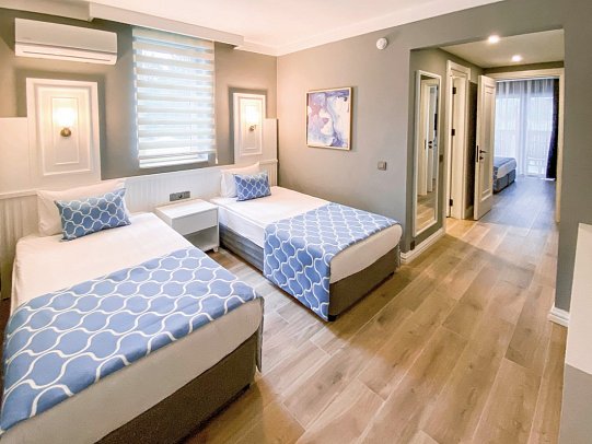 Gypsophila Club Marine - Wohnbeispiel Familienzimmer (Zimmercodierung FB1)