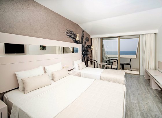 Sentido Lycus Beach - Wohnbeispiel Doppelzimmer Meerblick (Zimmercodierungen DBM & DCM)