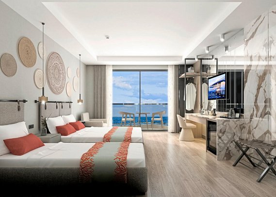 Sentido Palmeras Lumare - Modellbild Doppelzimmer Meerblick (Zimmercodierungen DBM & DCM)