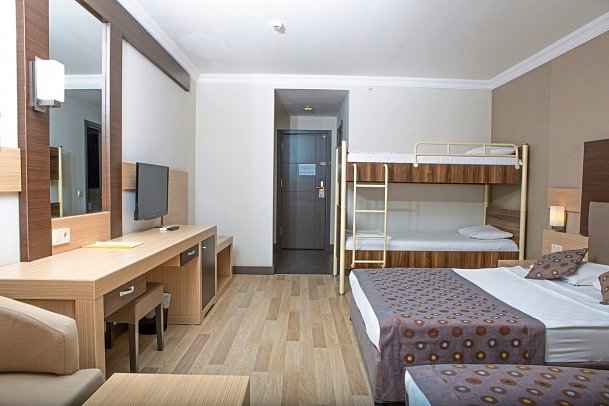 Telatiye Resort - Wohnbeispiel Doppelzimmer Standard Large mit Etagenbett (Zimmercodierung DB3)