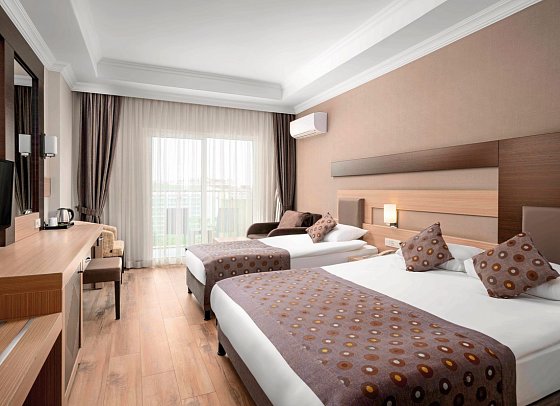 Telatiye Resort - Wohnbeispiel Doppelzimmer Superior seitl. Meerblick (Zimmercodierungen DSN & DCN)