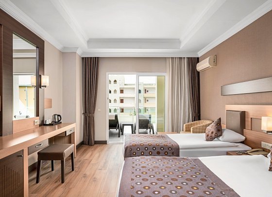 Telatiye Resort - Wohnbeispiel Doppelzimmer Standard mit Terrasse (Zimmercodierung DB2)