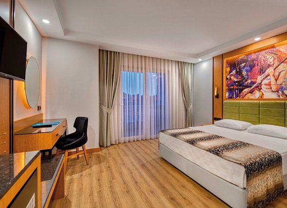Sealife Buket Resort & Beach - Wohnbeispiel Doppelzimmer Economy Gartenblick (Zimmercodierung DEG)
