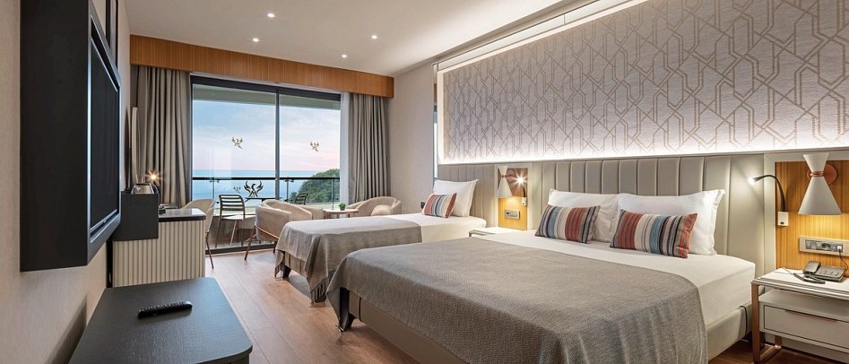 Mylome Luxury Hotel & Resort - Wohnbeispiel Doppelzimmer Superior Meerblick (Zimmercodierung DSM)