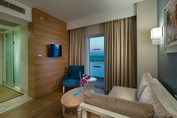 Sentido Trendy Verbena Beach - Wohnbeispiel Suite Meerblick (Zimmercodierung WB2)