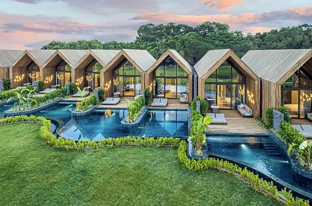 Kempinski Hotel The Dome - Beispiel Terrasse Lagoon Suite (Zimmercodierung WB1)