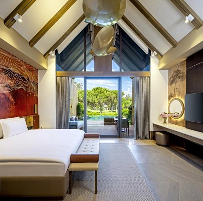 Kempinski Hotel The Dome - Wohnbeispiel Lagoon Suite (Zimmercodierung WB1)