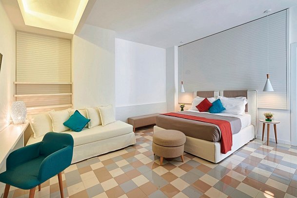 Grand Hotel Riviera - Wohnbeispiel Doppelzimmer Komfort (Zimmercodierung DF1)