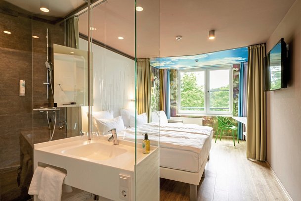 aja Bad Saarow - Wohnbeispiel Doppelzimmer Natur (Zimmercodierungen DB1, DB2 & DB3)