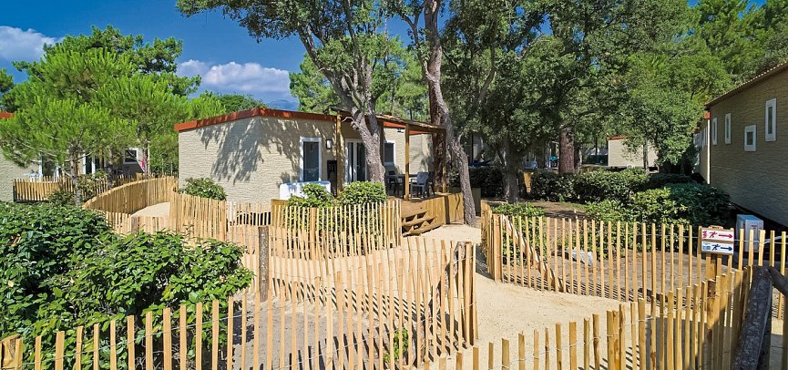 Camping San Damiano - Wohnbeispiel Mobilheim Montecristo 2R (Zimmercodierung HB2)