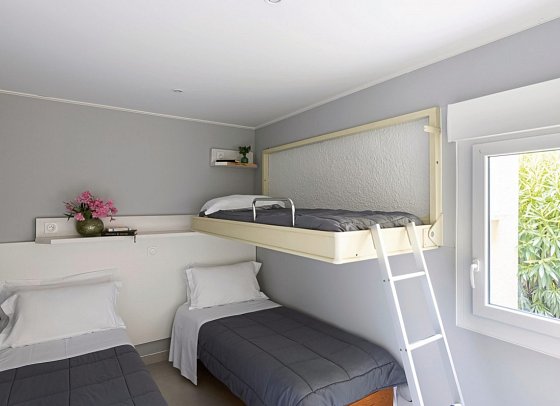 Résidence Marina d'Oru - Wohnbeispiel Appartement 1 Schlafzimmer ca. 36 qm (Zimmercodierung AB2)